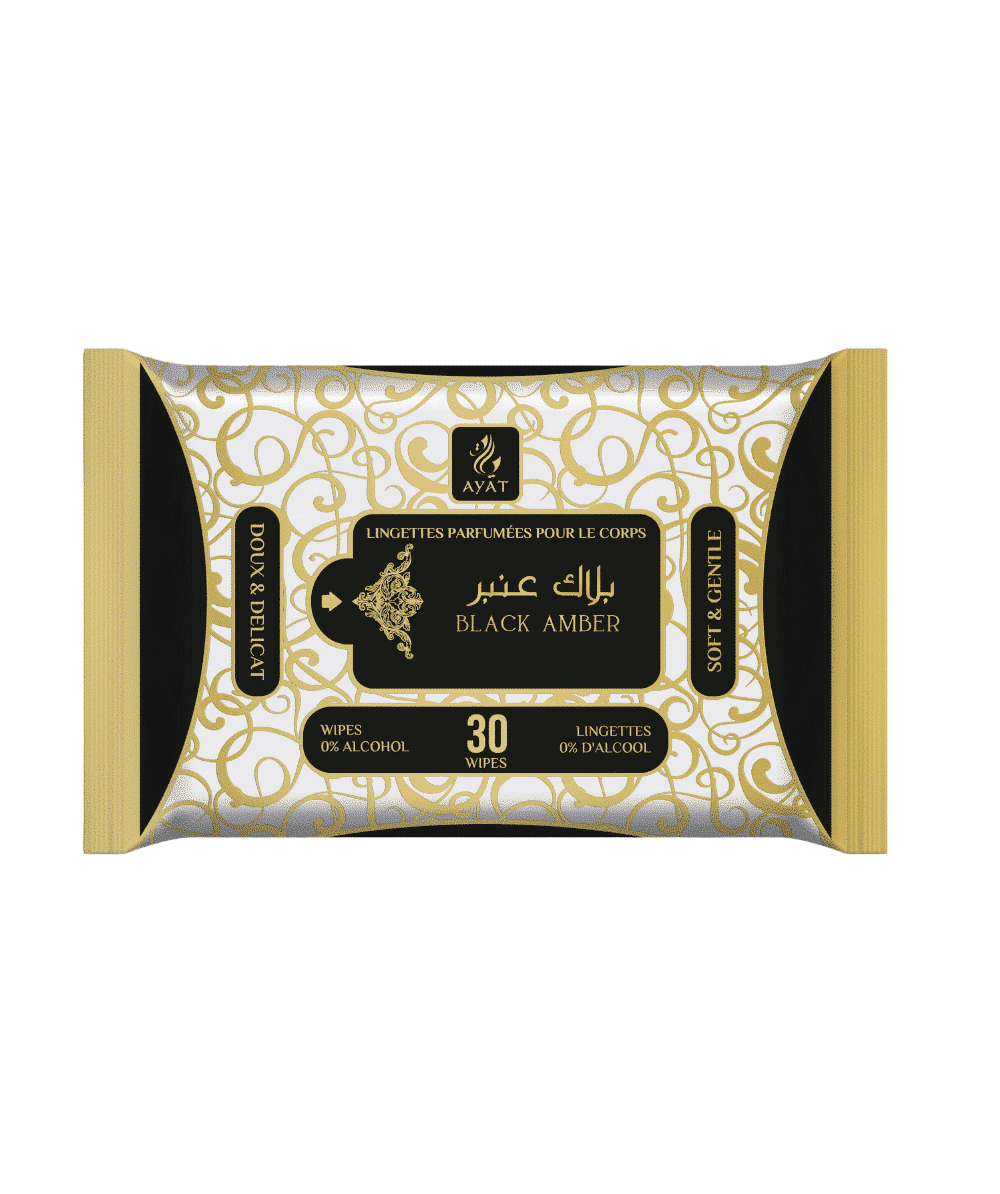 Lingettes Dubai - Black Amber